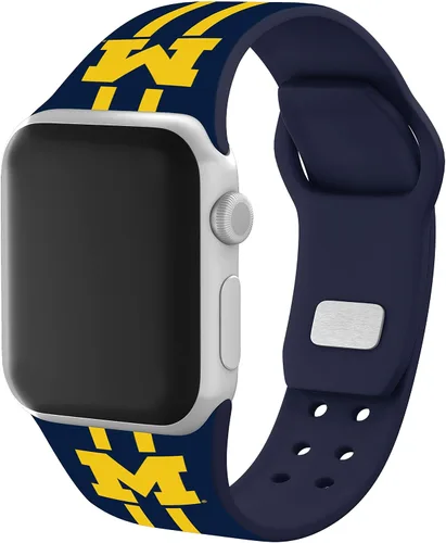 Miniatura 2 de Affinity Bands Correa de reloj Michigan Wolverines HD de la NCAA compatible con Apple Watch, todas las series