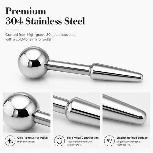 Miniatura 6 de 2.48" Elite Solid urethral Sonidos Plug Camilla Sex Toys