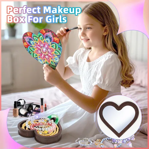 Miniatura 3 de Diakud Regalos para niñas de 6, 7, 8, 9, 10, 11 y 12 años, kits de arte de diamantes para niños de 8 a 12 años, juguetes para niñas de 10 a 12 años
