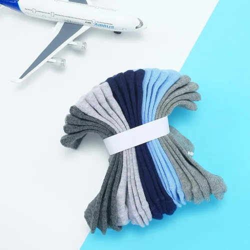 Miniatura 3 de JAKIDAR Paquete de 12 calcetines de algodón para bebés, calcetines para niños pequeños, antideslizantes, parte inferior