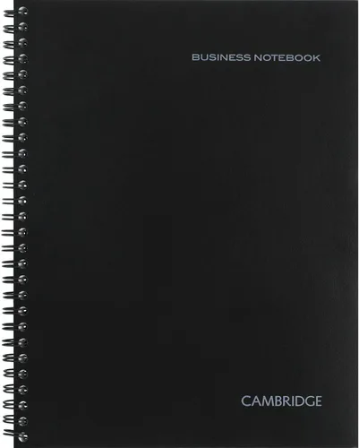 Miniatura 3 de Cambridge Cuaderno limitado, paquete de 6 cuadernos negros, con rayas legales, cuaderno profesional de negocios, 80 hojas, diario de oficina