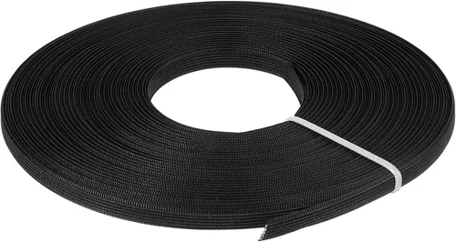 Miniatura 68 de uxcell Deshuesado para coser, 1 pieza de 5 yardas y 0.236 in – corsé de poliéster de alta densidad para vestido de novia, vestido de novia (negro)