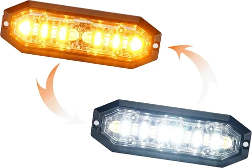 Miniatura 15 de UT01 Luz estroboscópica de emergencia para montaje en superficie, foco de advertencia [Clase SAE 1] [Doble color] [IP68] para vehículos