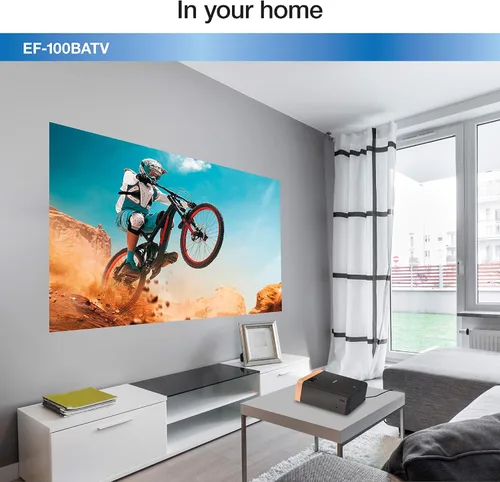 Miniatura 6 de Epson Proyector láser de transmisión inteligente EF-100 con Android TV - Negro