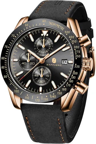 Miniatura 20 de BENYAR Reloj analógico de cuarzo cronógrafo impermeable luminoso de diseñador para hombre, reloj de pulsera para hombre, para negocios, trabajo