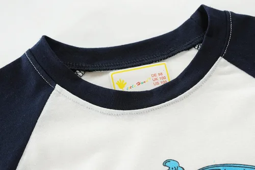 Miniatura 43 de Little Hand Pijamas para niños pequeños, Monster Truck 100% algodón, dinosaurio para niños, 2 piezas, ropa de dormir, conjuntos de ropa de dormir