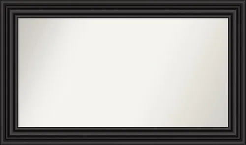 Miniatura 65 de Amanti Art Espejo personalizado, espejo de baño negro puente, espejo de pared o espejo de tocador de baño sobre el fregadero (26 x 26 pulgadas)