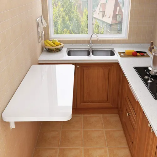 Mesa de comedor de cocina plegable e invisible para montar en la pared, mesa flotante multifunción para ordenador portátil, mesa de tocador para el
