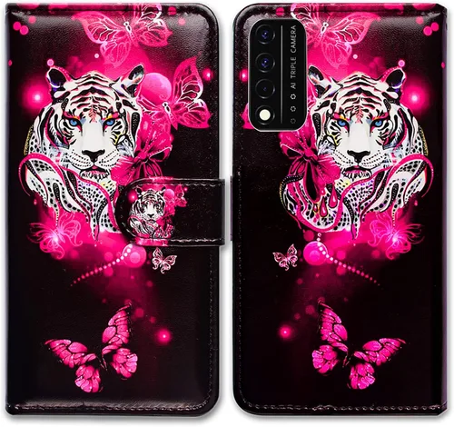 Miniatura 12 de Bcov Funda para Revvl V+ 5G, diseño de pájaro negro y verde con tapa para teléfono con ranura para tarjetero y soporte para T-Mobile ReVVL V Plus 5G