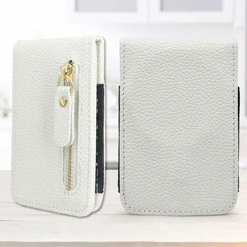 Miniatura 5 de Cartera magnética compatible con MagSafe para modelos de iPhone 15/14/13/12/Pro/Max/Plus, con tarjetero y bolsillo con cremallera para hombres