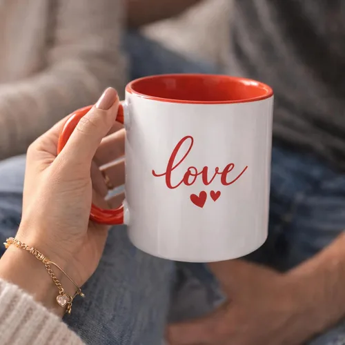 Miniatura 2 de Taza de café personalizada de 11 onzas de cerámica – Agregue foto, texto o logotipo Taza con imagen personalizada, impresión a doble cara, apta