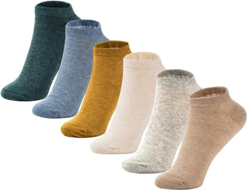 MAGIARTE Calcetines tobilleros de algodón para mujer, de corte bajo, atléticos, casuales, de varios colores, no se ven