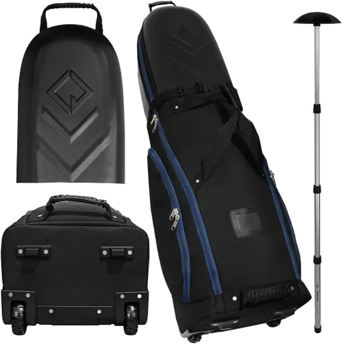 Miniatura 12 de CaddyDaddy Enforcer Golf Travel Bag Crush Resistant Hard Top Protection, New 18 Month Full Replacement Coverage, Durable Thick Nylon Wheels Lockable