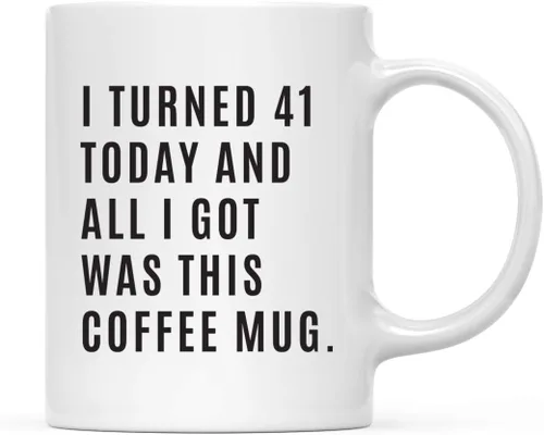 Miniatura 11 de Andaz Press Taza de café divertida de cumpleaños de 11 onzas, regalo de broma para celebrar 85 años de ser fabuloso, 1 paquete, ideas de regalo