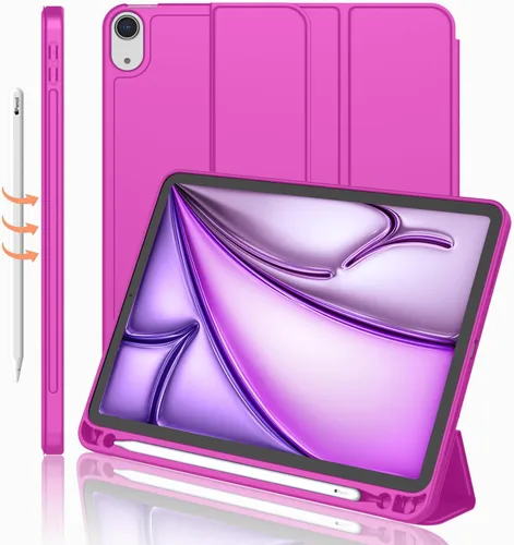 Miniatura 31 de iMieet Funda para iPad Air de 11 pulgadas M3 (2025) / M2 (2024), iPad Air de 5ª/4ª generación 2022/2020 de 10.9 pulgadas con soporte para lápices
