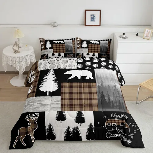 Miniatura 48 de Erosebridal Juego de ropa de cama con diseño de mariposas de dibujos animados, decoración de habitación de niñas, animales salvajes, mariposas rosas