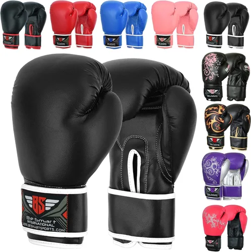 Miniatura 6 de Guantes de boxeo para niños Be Smart de 4 a 12 años, 4oz 6oz, guantes de entrenamiento para niños, guantes de boxeo juvenil, guantes