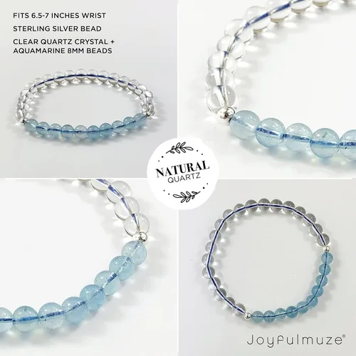 Miniatura 67 de Pulseras elásticas, piedras preciosas naturales, amatista, citrino, cuarzo rosa, cuarzo de cristal transparente, ojos de peridoto y teger, regalo