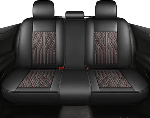 Miniatura 17 de Huidasource Juego completo de fundas de asiento de automóvil, funda de asiento de cuero transpirable para la mayoría de automóviles, SUV