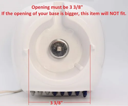 Miniatura 3 de Blendin Cuchilla de repuesto para trituradora de hielo con tapa base de tarro, junta de anillo de sellado de junta tórica de goma, accesorio