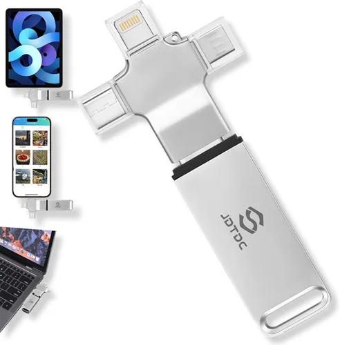 Miniatura 10 de Photo-Stick 512 GB todo en uno de almacenamiento de copia de seguridad de fotos y videos para iPhone, Android, Mac y PC