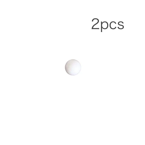 Miniatura 2 de 3/4'' (0.750 in) 2pcs Delrin Polyoxymethylene (POM) Bolas de rodamiento de plástico sólido