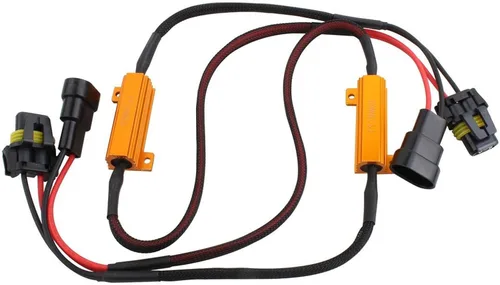 2 unidades 9005/9006 de bombillas LED para automóvil, carcasa de aleación de ultra alta frecuencia de alta potencia, resistencia de luz antiniebla,