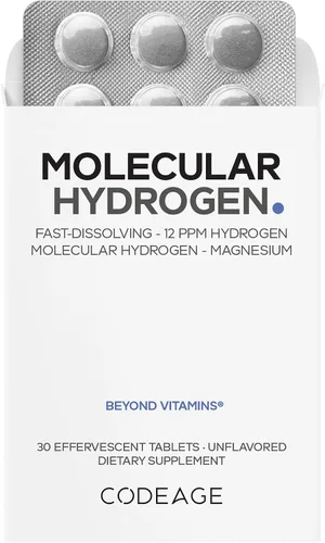 Miniatura 9 de Codeage Suplemento de hidrógeno molecular – Tabletas de agua de hidrógeno de 12 PPM de disolución rápida con magnesio elemental – Función corporal