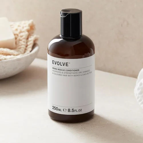 Miniatura 3 de Evolve Organic Beauty - Acondicionador Natural Monoi Rescue Lote pequeño, belleza vegana limpia (8.5 fl oz 8.5 fl oz) El embalaje puede variar
