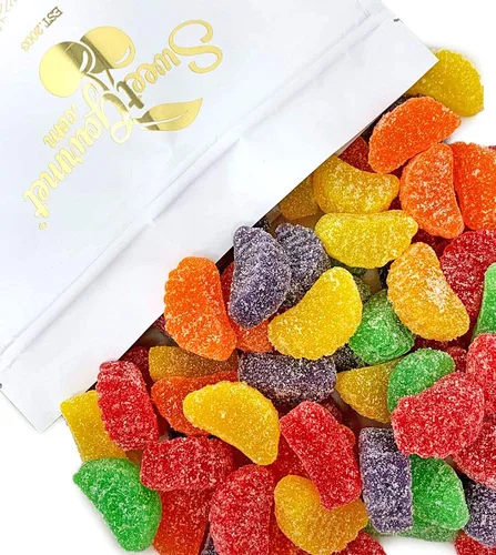 Miniatura 6 de SweetGourmet - Rodajas de frutas surtidas Caramelos de gelatina a granel 1 libra