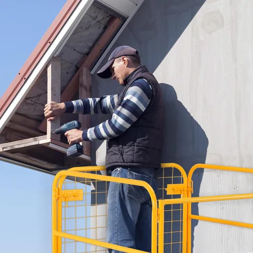 Miniatura 8 de VEVOR Cesta de Carga para Montacargas, Plataforma de Trabajo con Jaula de Seguridad de 36 x 36 Pulgadas, Capacidad de Carga de 1200 lbs, Cesta