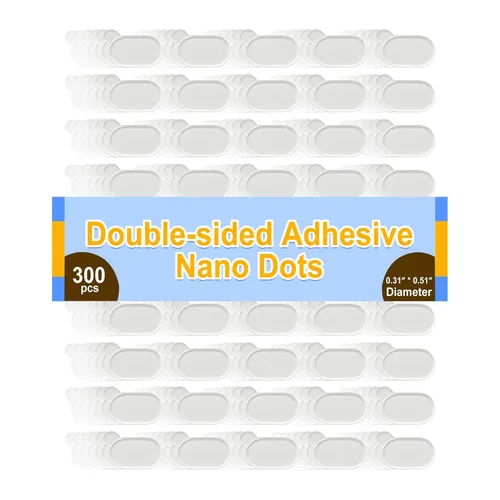 Miniatura 9 de 300 puntos adhesivos de doble cara, puntos transparentes de pegamento, masilla de montaje extraíble, masilla para póster, puntos adhesivos