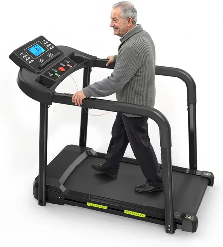 Miniatura 9 de Lastforever Walking Treadmills with Extended Handrails, 2.5HP Quiet Motor, Heart Rate Monitor, 310 lbs Capacity, Treadmill for Seniors, Recovery &