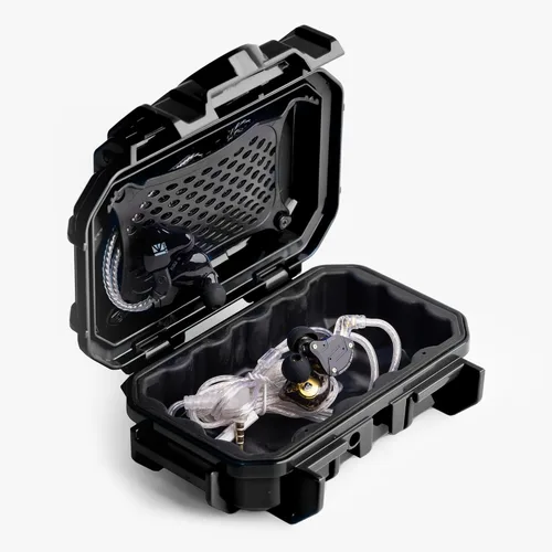 Evergreen | Fundas protectoras para monitor de oído para IEM - Compatible con KZ ZS10 Pro, ZST, ZEX, AS10, AS16, ZSN Pro X, YINYOO, TANGZU, 52 Negro