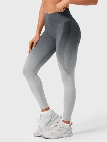Miniatura 143 de HIGORUN - Leggings sin costuras para mujer, moldeadores, con diseño gráfico de sonrisas, de cintura alta, para el gimnasio, yoga o hacer ejercicio