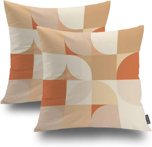 Miniatura 15 de Shrahala Abstract Art Modern Aesthetic Decorative Pillow Covers, Fluid Forms Minimalist Throw Pillow Cover Blended Hidden Zipper Cushion Cases for