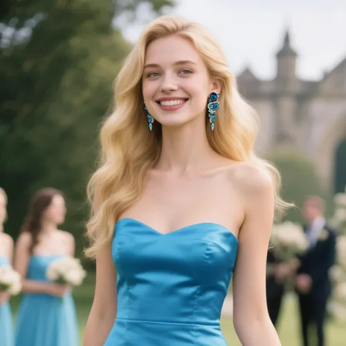Miniatura 2 de BriLove - aretes largos para mujer, bohemios, para boda o novia, diseño de lágrima