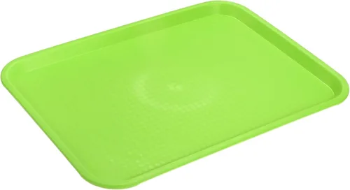 Miniatura 8 de uxcell Bandejas de plástico de comida rápida a granel de 10 x 14 pulgadas, bandejas rectangulares para servir, bandejas para cafetería, platos