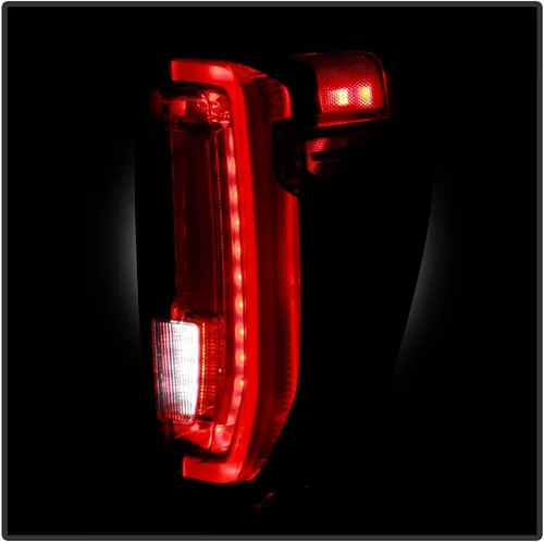 Miniatura 6 de KEEKPO - Para [tipo LED de fábrica] 2019-2023 GMC Sierra 1500 Luz trasera LED completa reemplazo de la lámpara de freno lado del pasajero Rojo