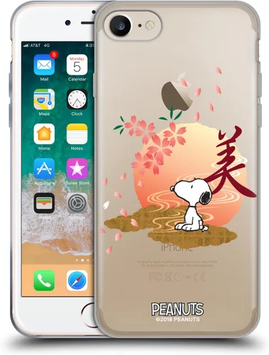 Miniatura 211 de Carcasa de gel para iPhone 7 Plus/iPhone 8 Plus, diseño de Snoopy Oriental de Peanuts, Badges