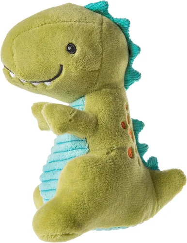 Mary Meyer Pebblesaurus - Sonajero suave para bebé, 5 pulgadas, dinosaurio verde