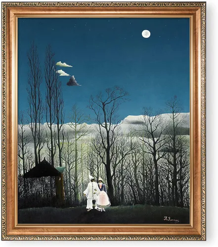 Miniatura 820 de A&T ARTWORK Campo de trigo con cipreses de Van Gogh Las reproducciones de arte clásico mundial, impresiones en lienzo giclée para decoración