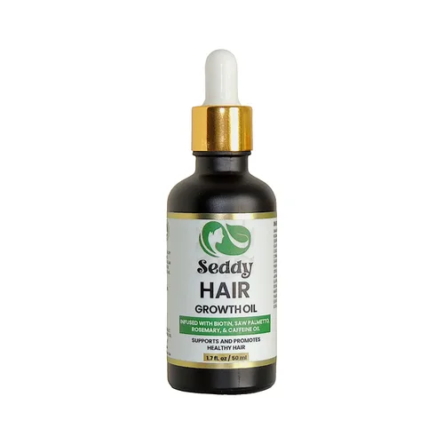 Miniatura 11 de Seddy Aceite de ricino negro jamaicano orgánico con romero y menta – Aceite de tratamiento para el crecimiento del cabello y el cuero cabelludo