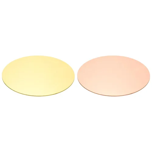 Miniatura 34 de PATIKIL Hojas de cobre de latón, placa redonda de cobre de latón de 1.97 x 0.04 pulgadas, disco de cobre de latón puro para manualidades