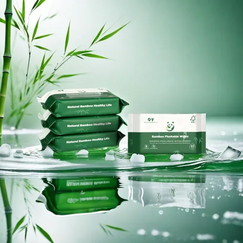 Miniatura 7 de Toallitas desechables de bambú, seguras para sépticas, suaves y relajantes, botánicos y aloe, sin perfume, ecológicas, toallitas desechables a base