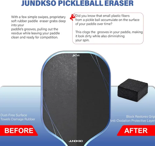 Miniatura 8 de Pickleball Paddles Set of 2 - Composite Carbon Fiber Pickle Ball Paddle - USAPA Compliant Pro Pickle Racket - Portable Outdoor Sports Equipment