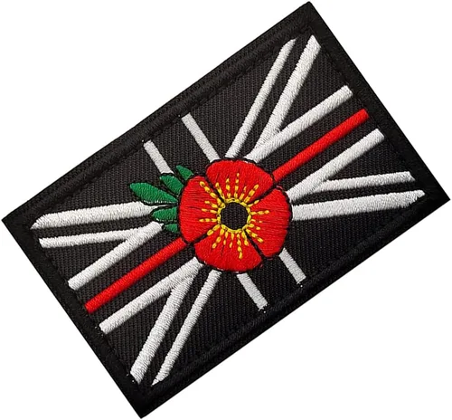Miniatura 4 de 2 piezas tácticas de la Gran Unión Británica Jack bordado apliques parche bandera de Inglaterra Reino Unido coser en la moral brazalete insignia