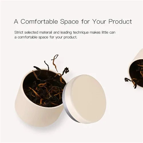Miniatura 4 de Caja de lata pequeña para 47 recipientes para café, té, caramelos, almacenamiento de hojas sueltas, té, latas de té, 5 unidades (cinco colores, M)