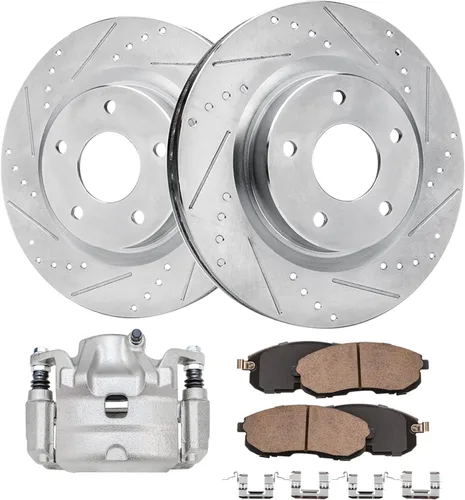 Miniatura 88 de Detroit Axle - 4 rotores de freno para Chevrolet Cruze 2014 2015 [modelos de motores de gas] Rotores de freno de disco perforados y ranurados