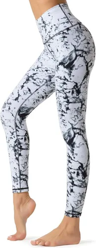 Dragon Fit - Pantalones de yoga de compresión con bolsillos interiores pantalones atléticos de cintura alta con control de abdomen leggings